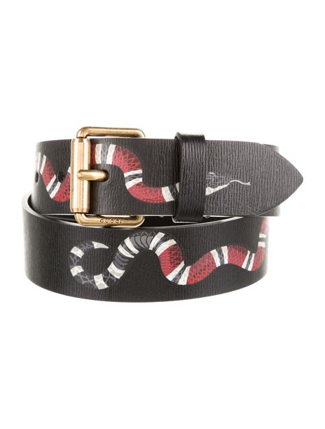 buy gucci king snake leather belt|authentic gucci belt outlet.